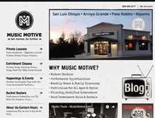 Tablet Screenshot of musicmotive.com